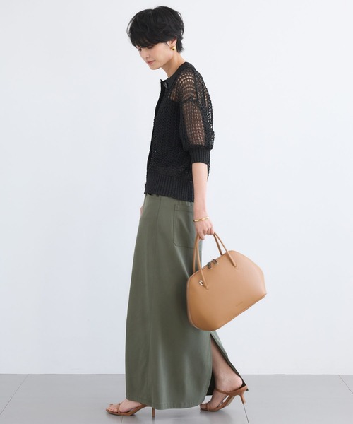 BARNYARDSTORM（バンヤードストーム）の「BARNYARDSTORM / キレイメワークマキシスカート（スカート・レディース・カーキ/ブラック・S/M）」の12枚目の写真