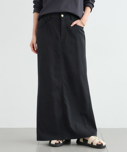 BARNYARDSTORM（バンヤードストーム）の「BARNYARDSTORM / キレイメワークマキシスカート（スカート・レディース・カーキ/ブラック・S/M）」の13枚目の写真