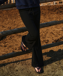 Bootcut Sweat Pants Black