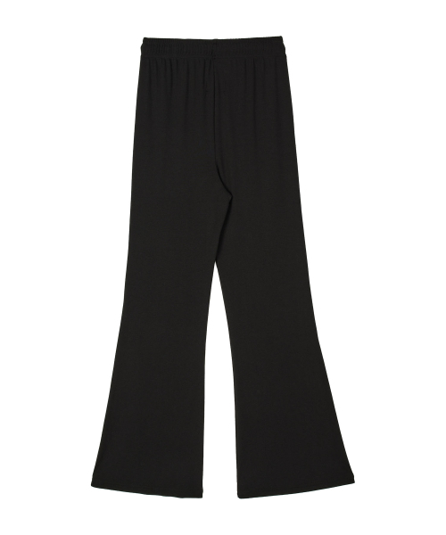 ERER(エルエル)の「Bootcut Sweat Pants Black(スウェットパンツ・レディース・ブラック・F)」の5枚目の写真
