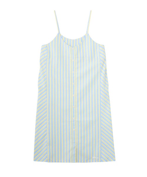 MILKFED.(ミルクフェド)の「BIAS-CUT STRIPED CAMI DRESS(ワンピース・レディース・ブラック/ライトピンク/ライトブルー・ONE SIZE)」の20枚目の写真