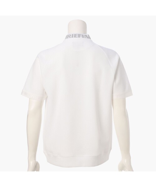 BRIEFING（ブリーフィング）の「【BRIEFING GOLF／ブリーフィングゴルフ】CE MEN'S WAFFLE NECK LOGO HIGHNECK RF（Tシャツ/カットソー・メンズ・ブラック/ホワイト/ベージュ・L/M/S/XL）」の4枚目の写真