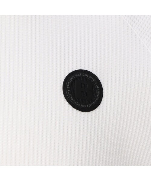BRIEFING（ブリーフィング）の「【BRIEFING GOLF／ブリーフィングゴルフ】CE MEN'S WAFFLE NECK LOGO HIGHNECK RF（Tシャツ/カットソー・メンズ・ブラック/ホワイト/ベージュ・L/M/S/XL）」の7枚目の写真