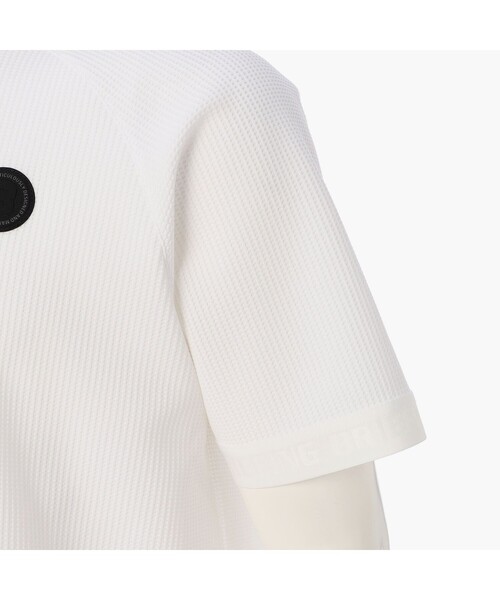 BRIEFING（ブリーフィング）の「【BRIEFING GOLF／ブリーフィングゴルフ】CE MEN'S WAFFLE NECK LOGO HIGHNECK RF（Tシャツ/カットソー・メンズ・ブラック/ホワイト/ベージュ・L/M/S/XL）」の8枚目の写真