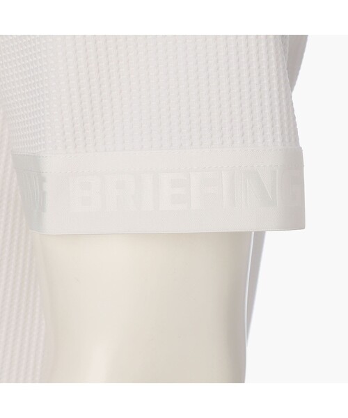 BRIEFING（ブリーフィング）の「【BRIEFING GOLF／ブリーフィングゴルフ】CE MEN'S WAFFLE NECK LOGO HIGHNECK RF（Tシャツ/カットソー・メンズ・ブラック/ホワイト/ベージュ・L/M/S/XL）」の9枚目の写真