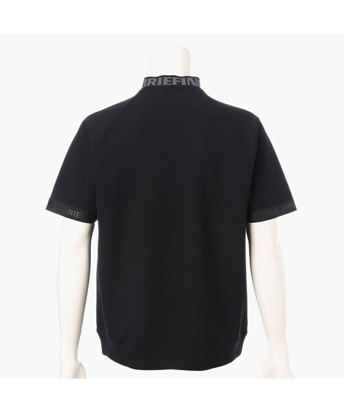 メンズウェア BRIEFING GOLF WAFFLE HIGH NECK RF BRIEFING GOLF／ブリーフィングゴルフ】CE MEN'S WAFFLE NECK LOGO
