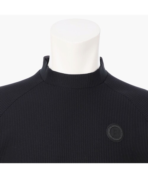 BRIEFING（ブリーフィング）の「【BRIEFING GOLF／ブリーフィングゴルフ】CE MEN'S WAFFLE NECK LOGO HIGHNECK RF（Tシャツ/カットソー・メンズ・ブラック/ホワイト/ベージュ・L/M/S/XL）」の14枚目の写真