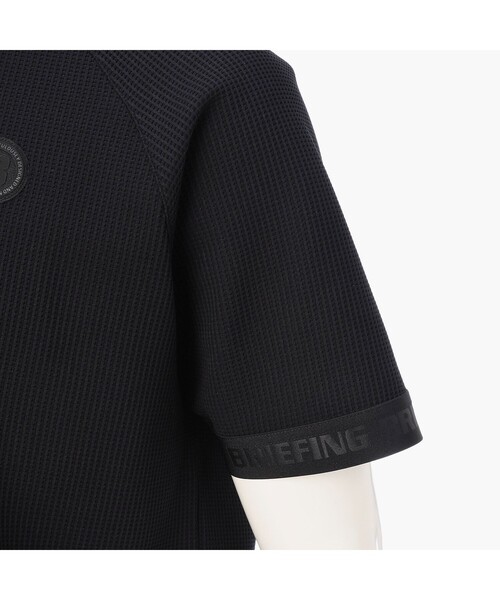 BRIEFING（ブリーフィング）の「【BRIEFING GOLF／ブリーフィングゴルフ】CE MEN'S WAFFLE NECK LOGO HIGHNECK RF（Tシャツ/カットソー・メンズ・ブラック/ホワイト/ベージュ・L/M/S/XL）」の16枚目の写真