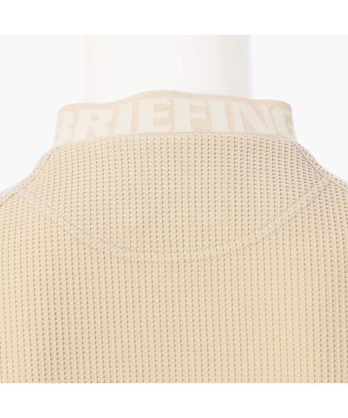BRIEFING（ブリーフィング）の「【BRIEFING GOLF／ブリーフィングゴルフ】CE MEN'S WAFFLE NECK LOGO HIGHNECK RF（Tシャツ/カットソー・メンズ・ブラック/ホワイト/ベージュ・L/M/S/XL）」の21枚目の写真