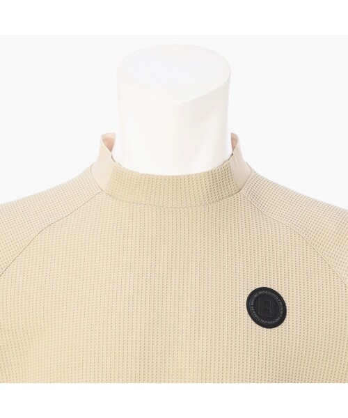 BRIEFING（ブリーフィング）の「【BRIEFING GOLF／ブリーフィングゴルフ】CE MEN'S WAFFLE NECK LOGO HIGHNECK RF（Tシャツ/カットソー・メンズ・ブラック/ホワイト/ベージュ・L/M/S/XL）」の22枚目の写真