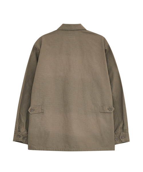 DEFGARMENTS（デフグラメンツ）の「COTTON FIELD JACKET [BEIGE]（ミリタリージャケット・レディース・その他・MEDIUM/LARGE）」の2枚目の写真