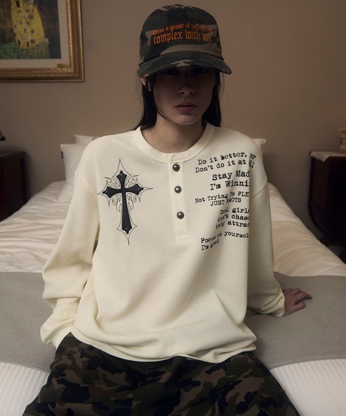 OY（オーワイ）の「『OY/オーワイ』COMPLEX CAMO CAP/カモキャップ（キャップ・レディース・カモフラージュ・FREE）」の2枚目の写真