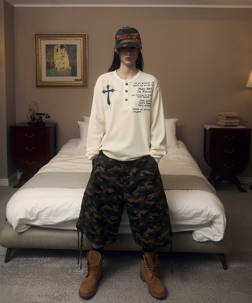 OY（オーワイ）の「『OY/オーワイ』COMPLEX CAMO CAP/カモキャップ（キャップ・レディース・カモフラージュ・FREE）」の3枚目の写真