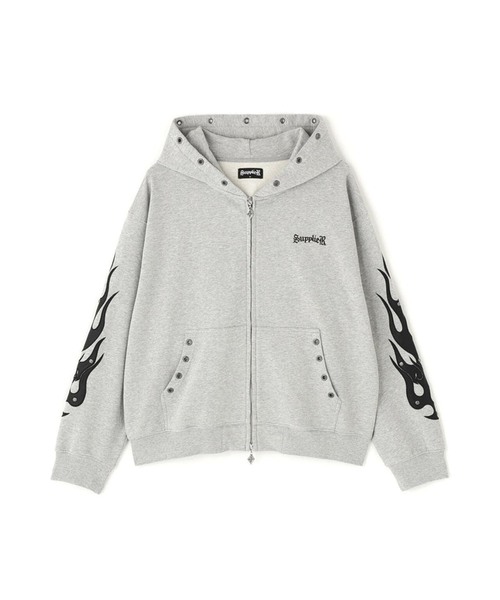 SUPPLIER / サプライヤー Fire Tribal Patch Zip Hoodie（パーカー