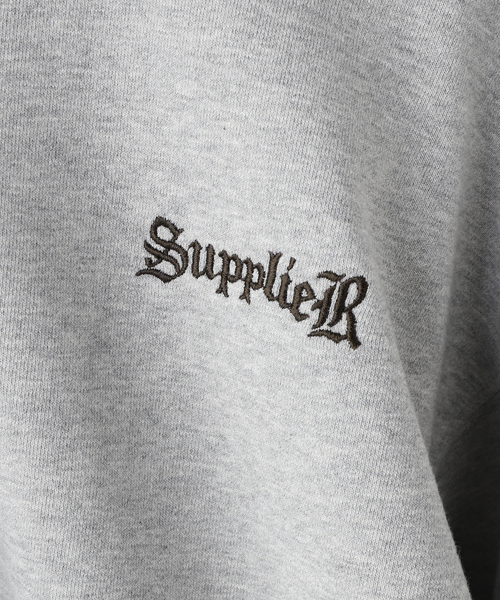 SUPPLIER(サプライヤー)の「SUPPLIER / サプライヤー Fire Tribal Patch Zip Hoodie(パーカー・メンズ・グレー/ブラック・LARGE/MEDIUM)」の8枚目の写真