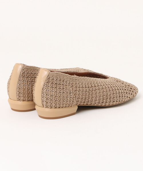 ANGEL ALARCON(アンヘルアラルコン)の「【ANGEL ALARCON】ニットアッパーフラットパンプス(D61500)(パンプス・レディース・ホワイト系その他/ベージュ系その他・36/37/38/35/39)」の3枚目の写真
