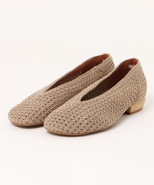 ANGEL ALARCON(アンヘルアラルコン)の「【ANGEL ALARCON】ニットアッパーフラットパンプス(D61500)(パンプス・レディース・ホワイト系その他/ベージュ系その他・36/37/38/35/39)」の9枚目の写真
