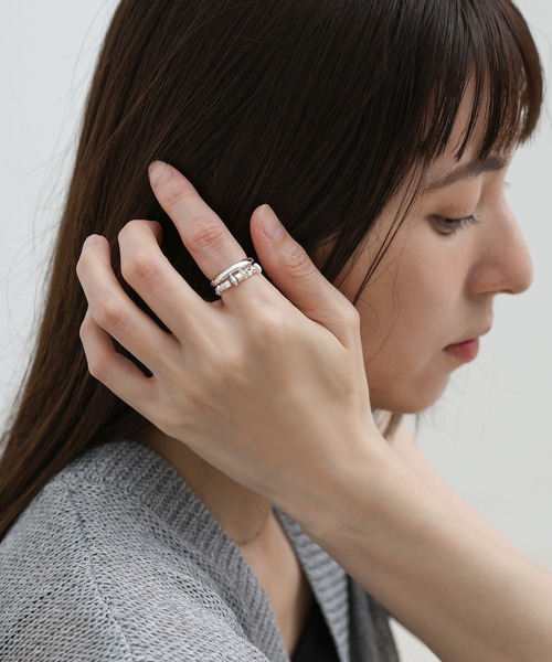 select MOCA（セレクトモカ）の「アソートリングセット（リング・レディース・シルバー/ゴールド・FREE）」の2枚目の写真