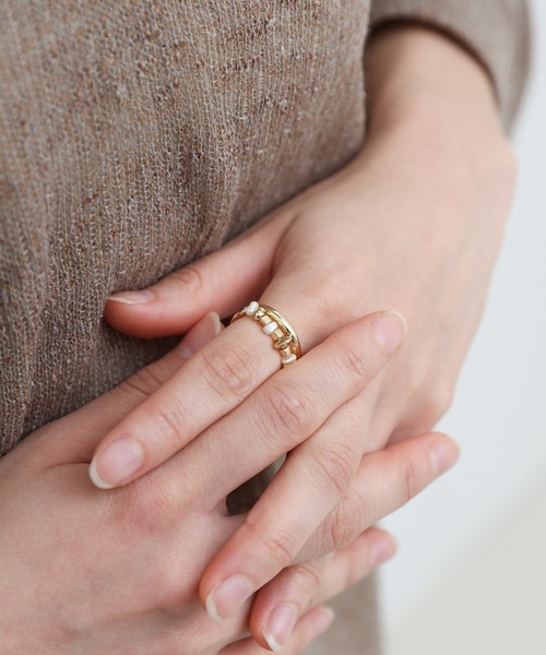 select MOCA（セレクトモカ）の「アソートリングセット（リング・レディース・シルバー/ゴールド・FREE）」の9枚目の写真