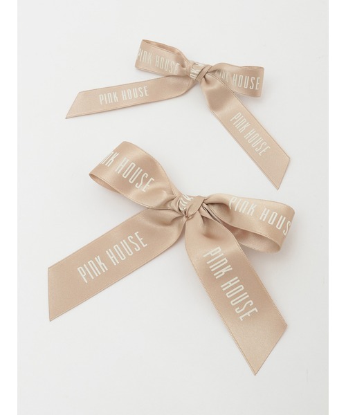PINK HOUSE（ピンクハウス）の「ロゴリボンミニブローチセット（ブローチ/コサージュ・レディース・ピンク/ラベンダー/ミント/ベージュ/キナリ/スカイブルー/ブラック/レッド・フリー）」の4枚目の写真