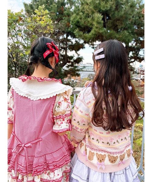 PINK HOUSE（ピンクハウス）の「ロゴリボンミニブローチセット（ブローチ/コサージュ・レディース・ピンク/ラベンダー/ミント/ベージュ/キナリ/スカイブルー/ブラック/レッド・フリー）」の15枚目の写真