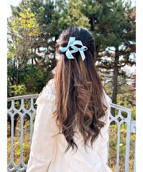 PINK HOUSE（ピンクハウス）の「ロゴリボンミニブローチセット（ブローチ/コサージュ・レディース・ピンク/ラベンダー/ミント/ベージュ/キナリ/スカイブルー/ブラック/レッド・フリー）」の19枚目の写真