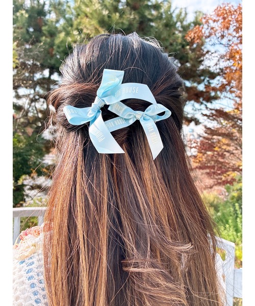 PINK HOUSE（ピンクハウス）の「ロゴリボンミニブローチセット（ブローチ/コサージュ・レディース・ピンク/ラベンダー/ミント/ベージュ/キナリ/スカイブルー/ブラック/レッド・フリー）」の20枚目の写真