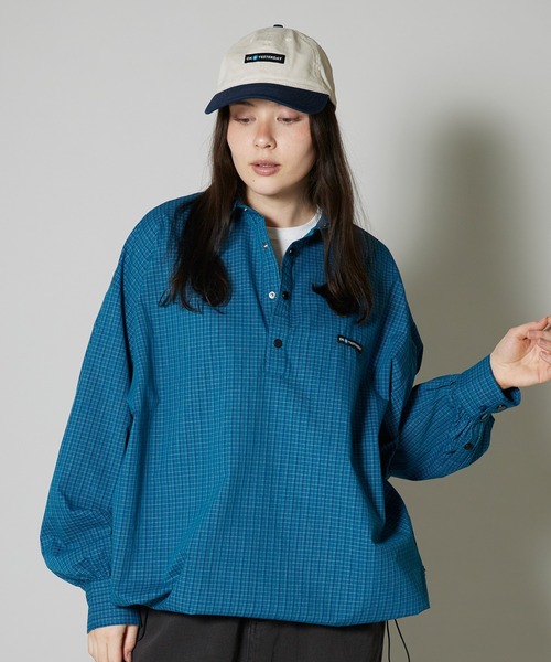OK YESTERDAY（オッケーイエスタデイ）の「OK YESTERDAY / オーケー イエスタデイ プルオーバーシャツ PULLOVER SHIRT 2026年 夏 夏服（シャツ/ブラウス・レディース・ブルー/ブラック/ブラック系/ネイビー・L/M）」の18枚目の写真