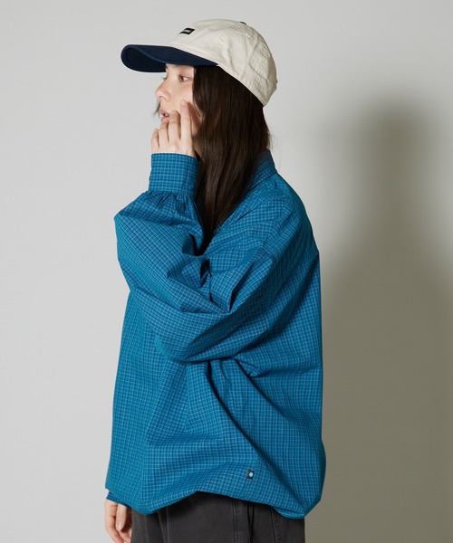 OK YESTERDAY（オッケーイエスタデイ）の「OK YESTERDAY / オーケー イエスタデイ プルオーバーシャツ PULLOVER SHIRT 2026年 夏 夏服（シャツ/ブラウス・レディース・ブルー/ブラック/ブラック系/ネイビー・L/M）」の19枚目の写真
