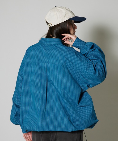 OK YESTERDAY（オッケーイエスタデイ）の「OK YESTERDAY / オーケー イエスタデイ プルオーバーシャツ PULLOVER SHIRT 2026年 夏 夏服（シャツ/ブラウス・レディース・ブルー/ブラック/ブラック系/ネイビー・L/M）」の20枚目の写真