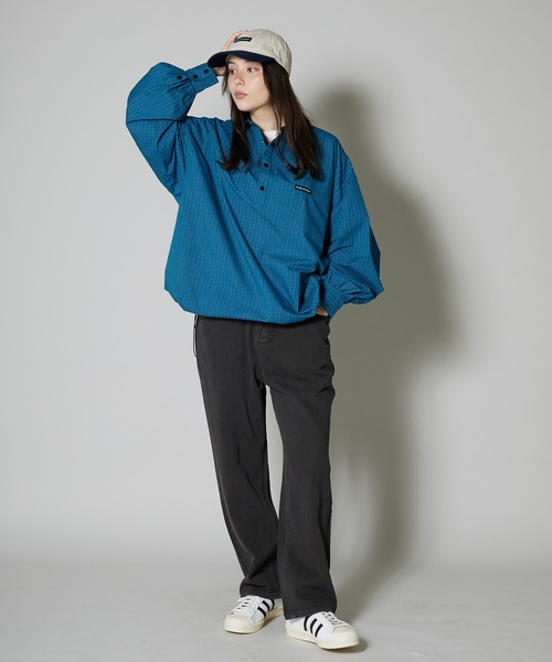 OK YESTERDAY（オッケーイエスタデイ）の「OK YESTERDAY / オーケー イエスタデイ プルオーバーシャツ PULLOVER SHIRT 2026年 夏 夏服（シャツ/ブラウス・レディース・ブルー/ブラック/ブラック系/ネイビー・L/M）」の22枚目の写真