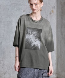【SERACE】Vintage design gradation graphic t-shirt / ヴィンテージデザイングラデーショングラフィックTシャツ