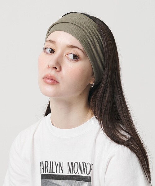 La Maison de Lyllis（メゾンドリリス）の「＜La maison de Lyllis＞FRAI ヘアバンド（ヘアバンド・レディース・ブラック/オリーブ・FREE）」の3枚目の写真