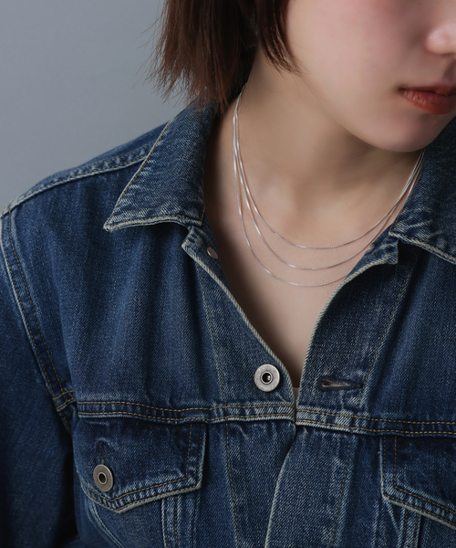 Lilas(リラ)の「【SAMH by LILAS】トリプルネックレス SV(ネックレス・レディース・シルバー・FREE)」の2枚目の写真