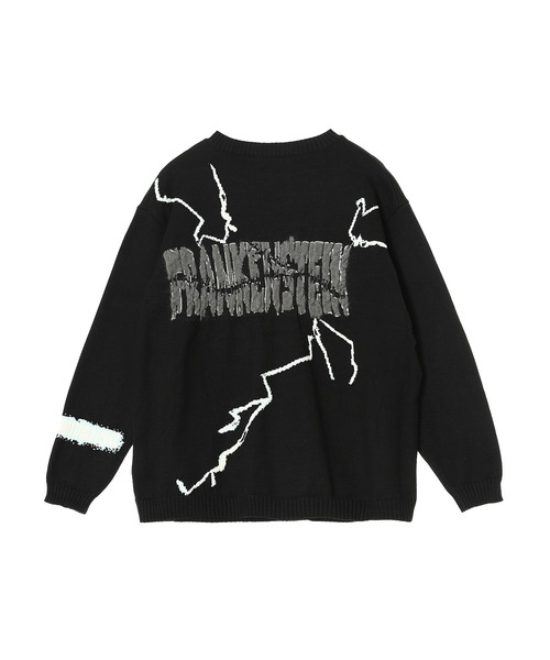 beautiful people(ビューティフルピープル)の「Frankenstein knitted pullover 1535210010(ニット/セーター・レディース・ブラック・38)」の2枚目の写真