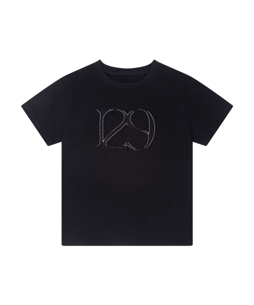 ILLIGO（イリゴ）の「129ロゴパッチTシャツディープブラック（Tシャツ/カットソー・レディース・その他・OS）」の4枚目の写真