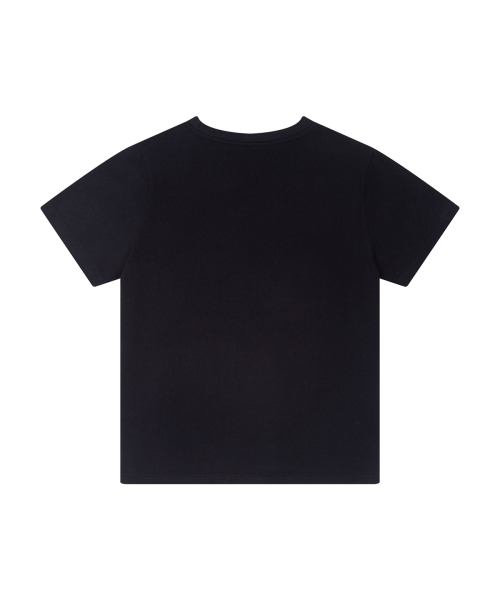 ILLIGO（イリゴ）の「129ロゴパッチTシャツディープブラック（Tシャツ/カットソー・レディース・その他・OS）」の5枚目の写真