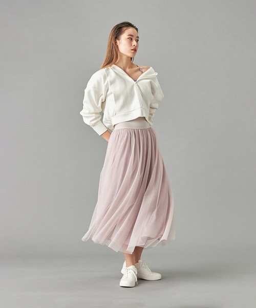 Chacott(チャコット)の「チュールスカート(スカート・レディース・パープル/ブラック・M)」の20枚目の写真