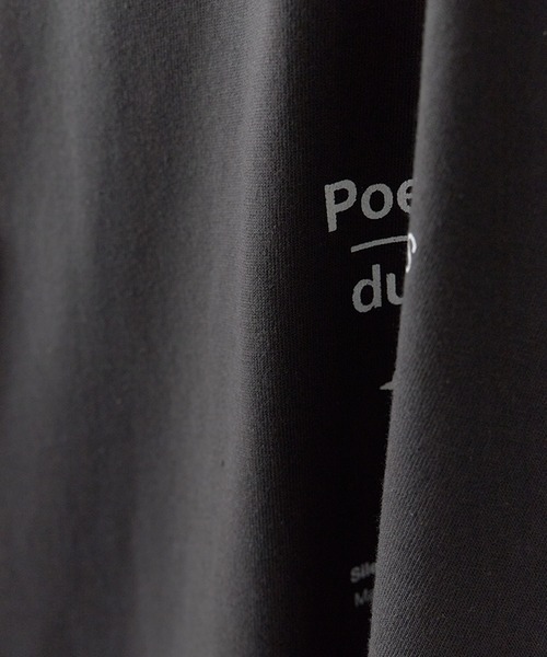 POET MEETS DUBWISE（ポエットミーツダブワイズ）の「POET MEETS DUBWISE/ポエットミーツダブワイズ HOPE T-shirt プリントデザイン プレミアムコットン クルーネックTシャツ 2026年春夏（Tシャツ/カットソー・メンズ・ホワイト/スミクロ・M/L/XL）」の13枚目の写真