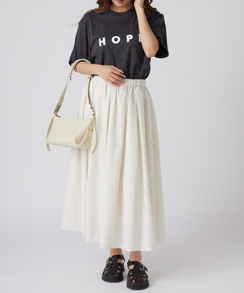 POET MEETS DUBWISE（ポエットミーツダブワイズ）の「POET MEETS DUBWISE/ポエットミーツダブワイズ HOPE T-shirt プリントデザイン プレミアムコットン クルーネックTシャツ 2026年春夏（Tシャツ/カットソー・メンズ・ホワイト/スミクロ・M/L/XL）」の21枚目の写真