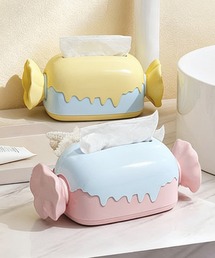 almo（アルモ）の「【Bls】【ZA】【Bling Leads】キャンディ型 ティッシュケース/カバー(BL)（インテリア雑貨）」