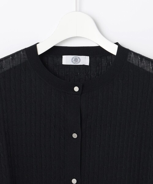 J.PRESS(ジェイプレス)の「【アンサンブル着用可】Vis/Peスパーク クルーネック カーディガン(カーディガン/ボレロ・レディース・オレンジ系/ピーコックグリーン系/ネイビー系/ホワイト系・MEDIUM/LARGE)」の17枚目の写真
