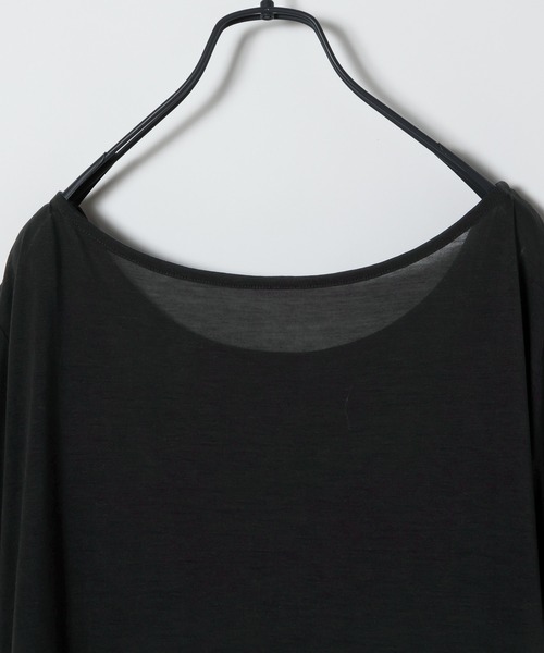 JEANASIS(ジーナシス)の「【25quee】ラインストーンボートネックTEE/680986(Tシャツ/カットソー・レディース・ホワイト系その他/パープル系その他/ブラック系その他・FREE)」の8枚目の写真