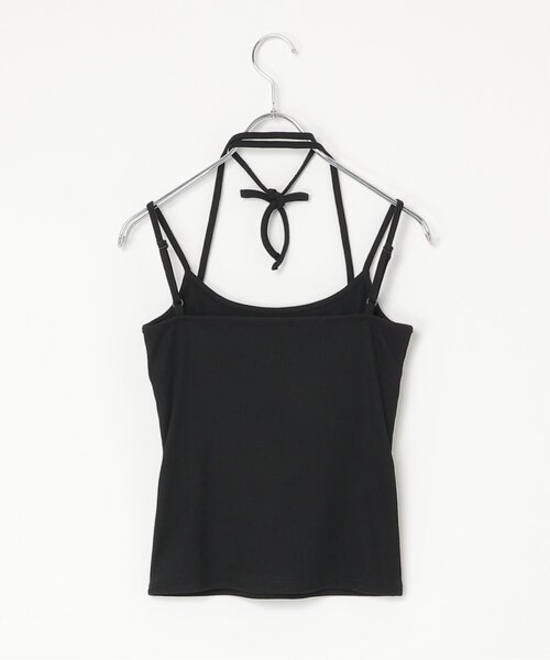 notch.（ノッチ）の「カットリブチョーカーフウキャミ（タンクトップ・レディース・オフホワイト/ブラウン/ブラック・M）」の6枚目の写真