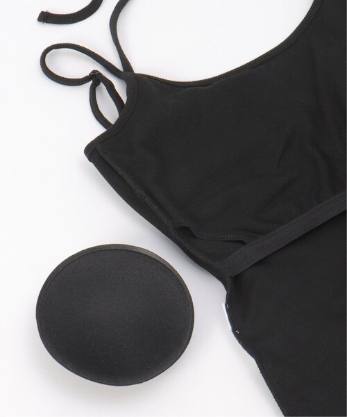 notch.（ノッチ）の「カットリブチョーカーフウキャミ（タンクトップ・レディース・オフホワイト/ブラウン/ブラック・M）」の13枚目の写真