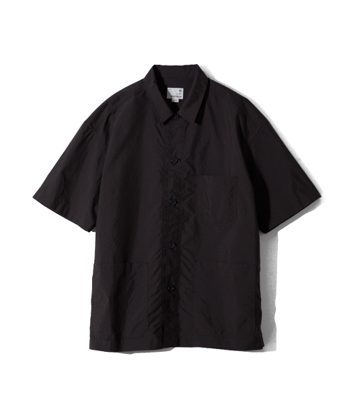 HORLISUN(ホーリーサン)の「Joshua Small Check Shirt Jacket Brown(シャツ/ブラウス・メンズ・その他・MEDIUM/SMALL/LARGE)」の1枚目の写真