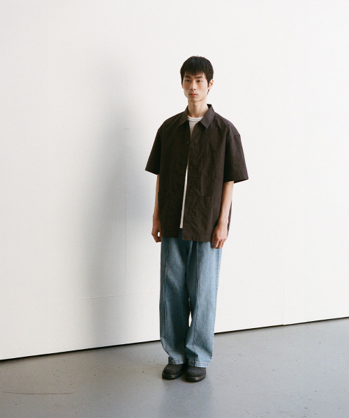 HORLISUN(ホーリーサン)の「Joshua Small Check Shirt Jacket Brown(シャツ/ブラウス・メンズ・その他・MEDIUM/SMALL/LARGE)」の6枚目の写真