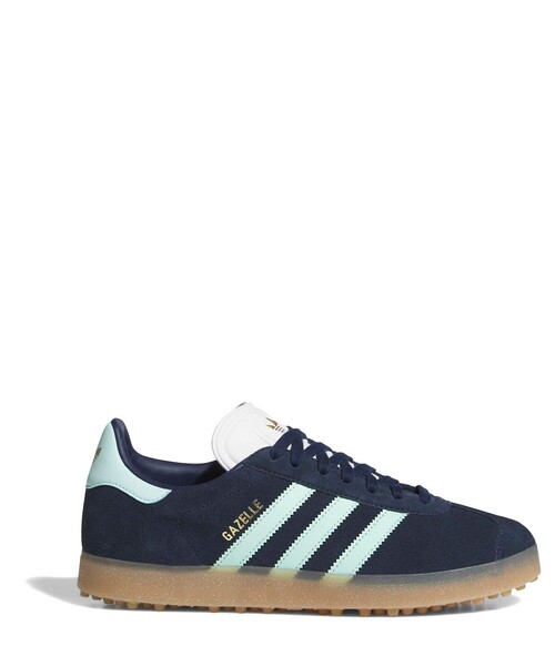 adidas Golf（アディダスゴルフ）の「【adidas（アディダス）】ガゼルゴルフシューズ（スニーカー・メンズ・ネイビー/ホワイト・25.0cm/24.5cm/24.0cm/26.0cm/27.0cm/26.5cm）」の2枚目の写真