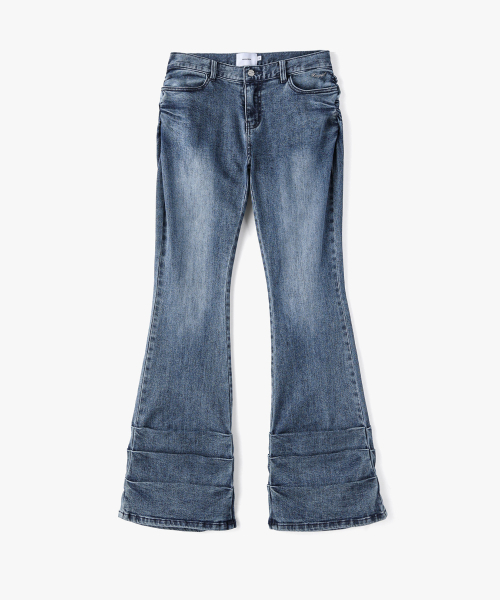 MONGDOL(モンドル)の「サイドシャーリングローライズブーツカットパンツブルーMDPT075BLUE(その他パンツ・レディース・その他・SMALL/MEDIUM/LARGE)」の6枚目の写真