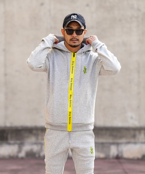 adamsJUGGLER(アダムスジャグラー)の「RTEGネオン/OEジップフーディー(パーカー・メンズ・グレー/ブラック・S/M/L/XL)」の16枚目の写真